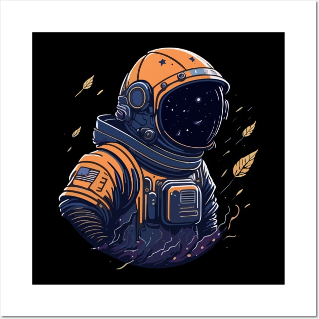 astronaut Wall Art by DesignVerseAlchemy